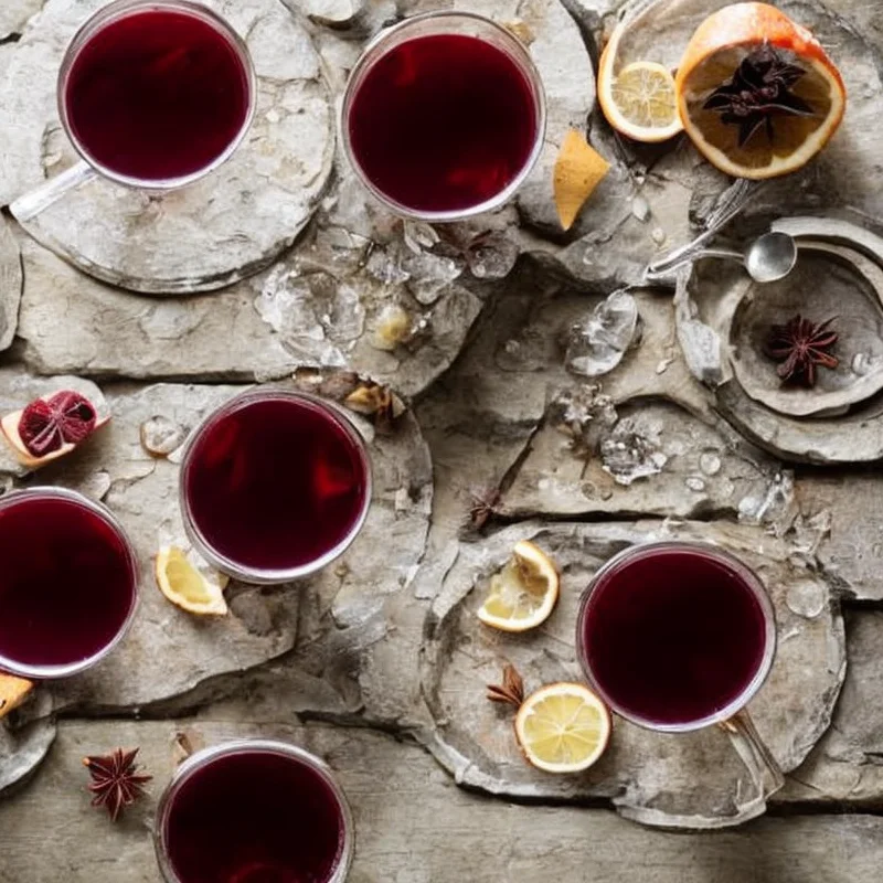 Gløgg med portvin og akvavit