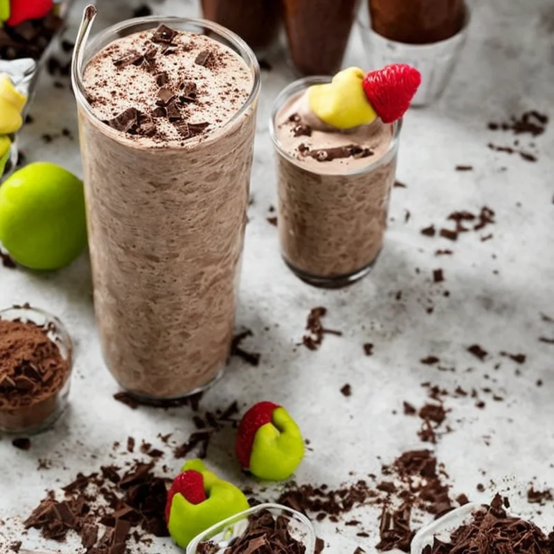 Chokolade monster milkshake