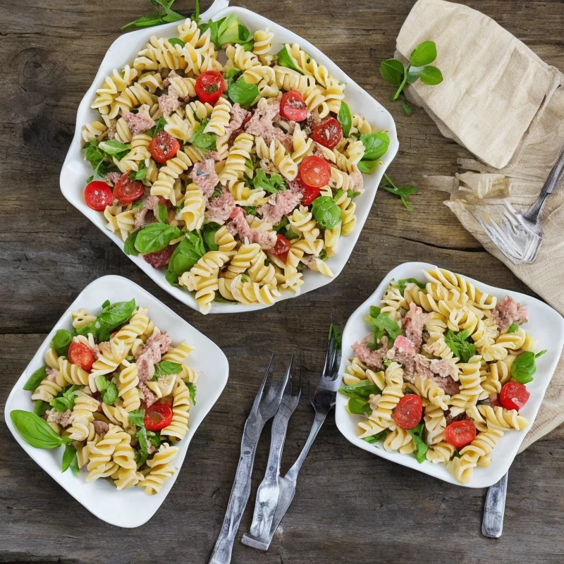 Pastasalat med tunfisk