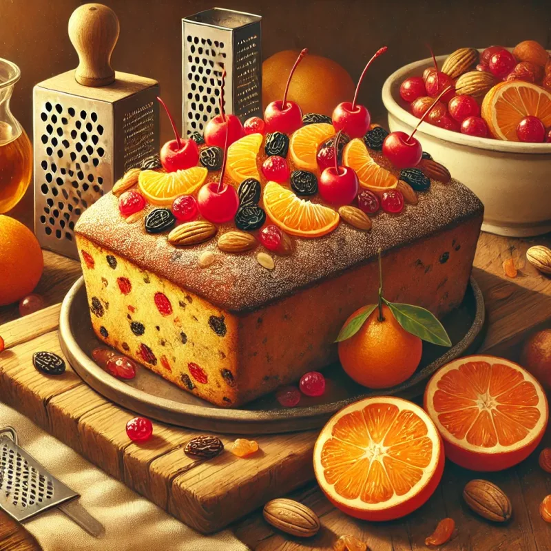 Plumkage med appelsinsaft