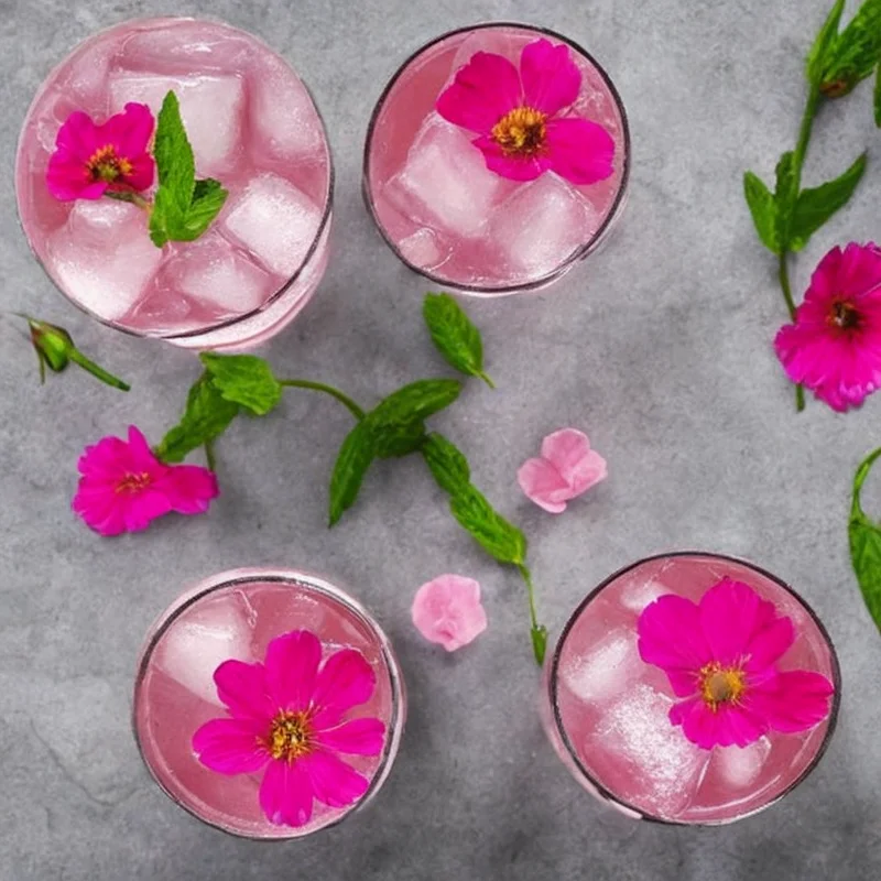 Pink flowers