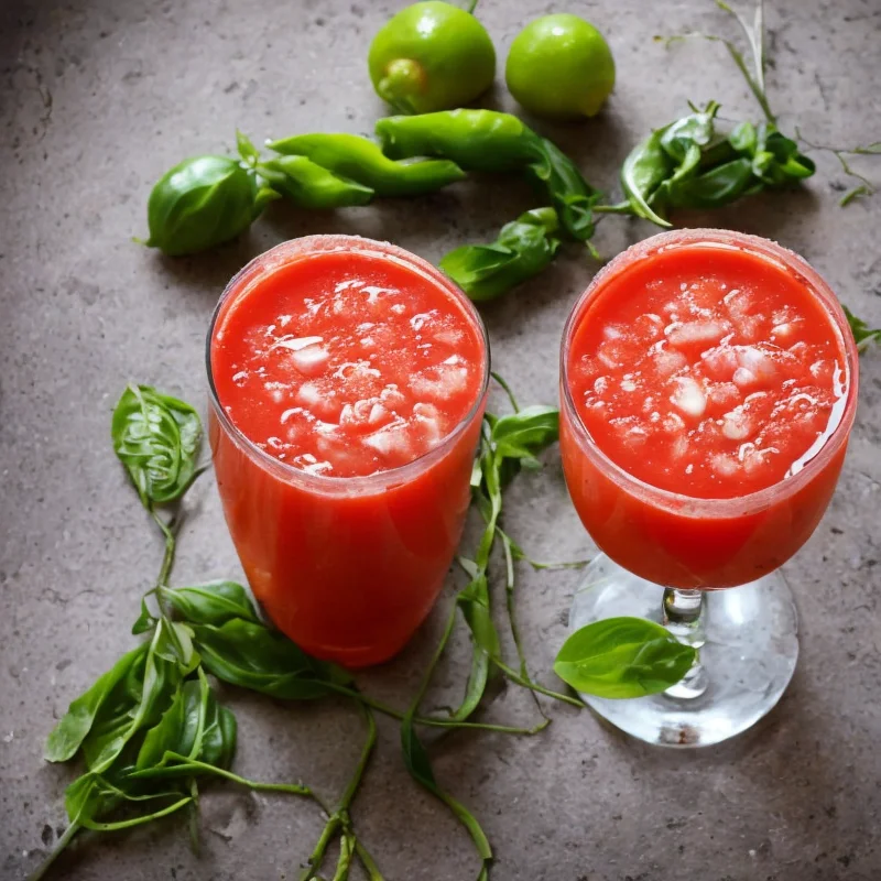 Gazpacho cocktail