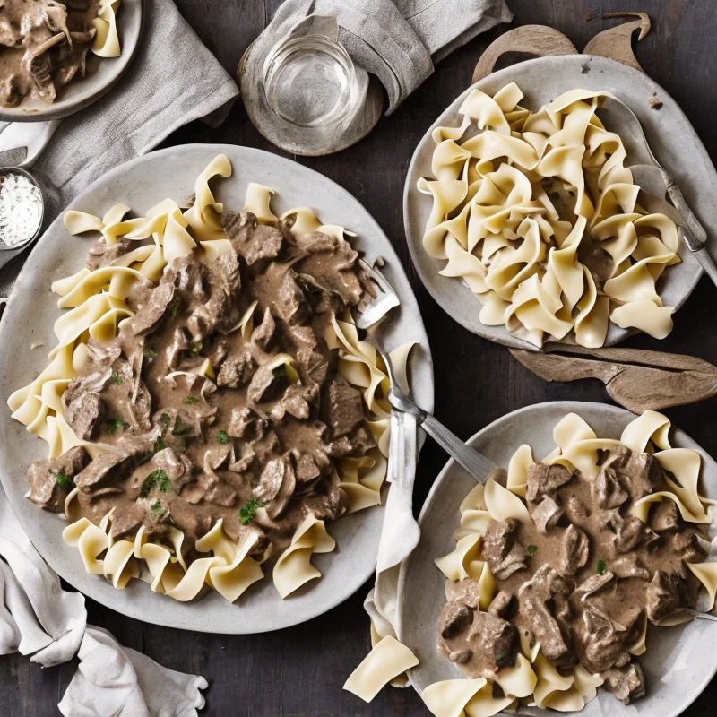 Bøf stroganoff