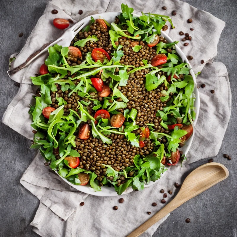 Salat med linser