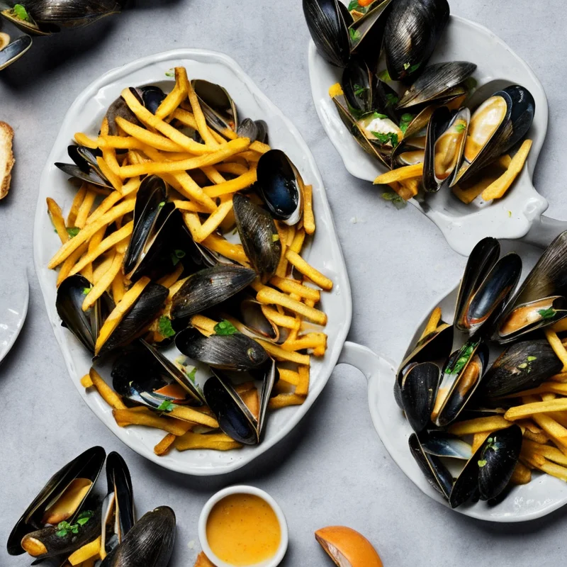 Klassiske moules frites
