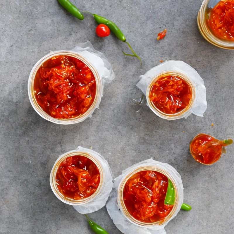Syltet chili-tomatmarmelade