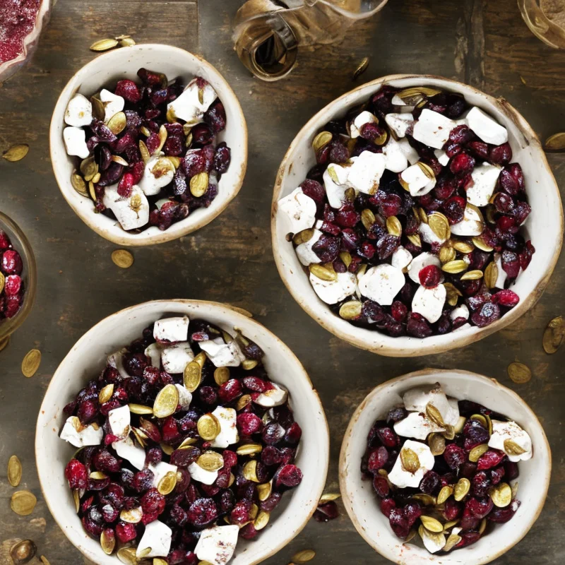 Rocky road med græskarkerner og tranebær