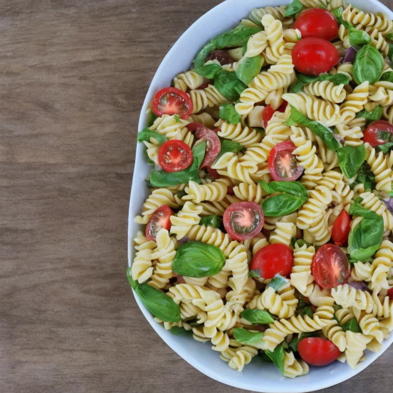 Frisk pastasalat