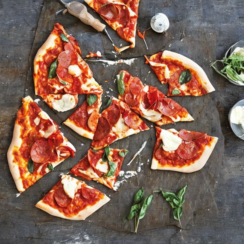 Pizza a la jamie oliver