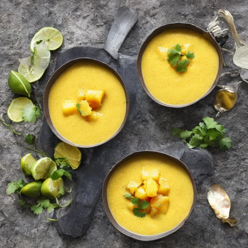 Ananassauce med kokosmælk og karry