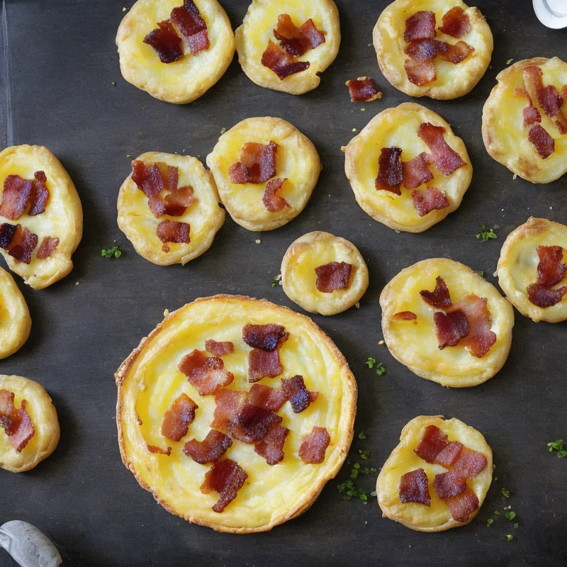 Kartoffeltærte med bacon