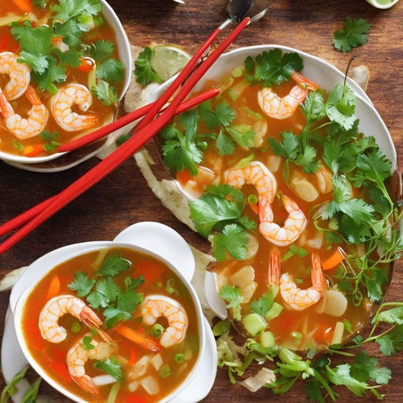 Stærk og sur rejesuppe