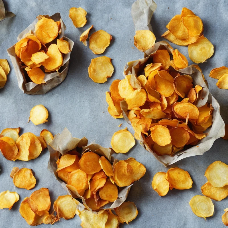 Chips af rodfrugter