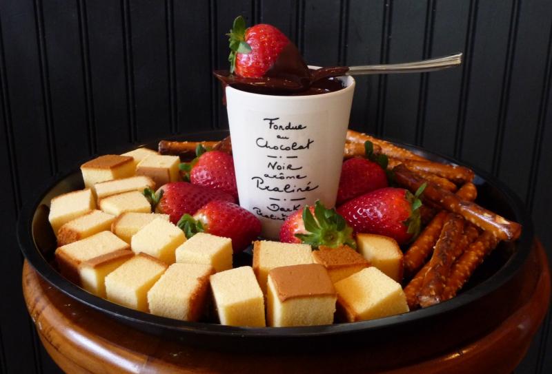 Dessert fondue